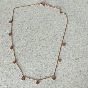Rose gold necklace